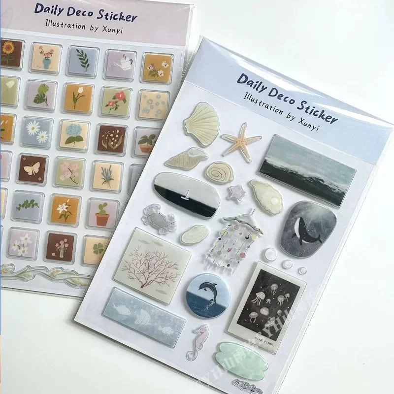 Boox Tablet Accessories - Sevimli Karikatür Okyanus Dünyası 3D Jöle