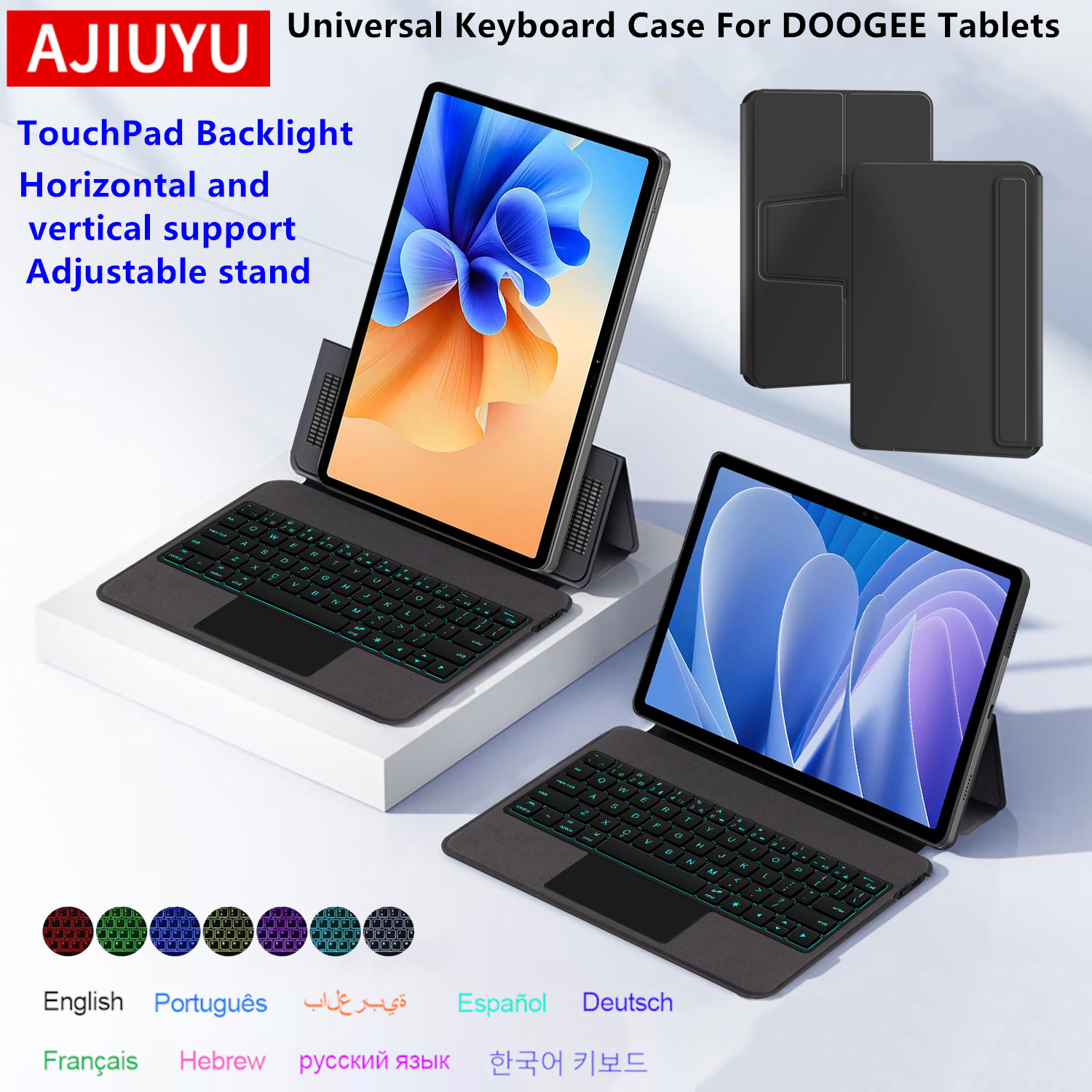 Doogee Tablet Accessories - AJIUYU Touchpad Klavye DOOGEE U11/U11 Pro
