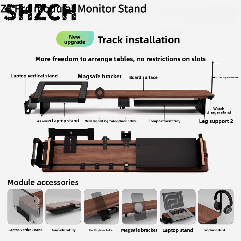 Tablet Lap Desk - Z3 Pro Modüler Monitör Yükseltici Masif