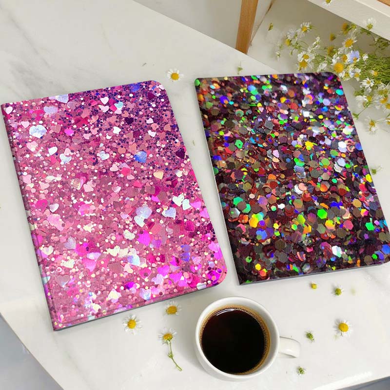 Galaxy Tablet Accessories - Parıltılı Desenli Tasarım Samsung Galaxy Tab