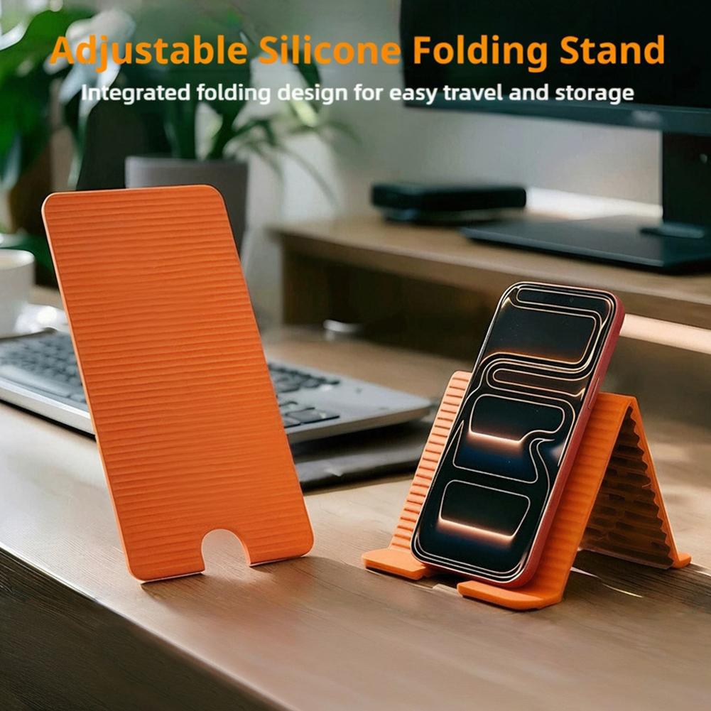 Useful Tablet Accessories - Esnek Katlanabilir Silikon Telefon Tutucu IPhone
