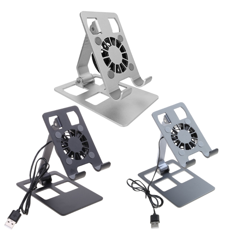 Cooling Stand Tablet - Cep Telefonu Standı Taşınabilir Soğutma Fanı