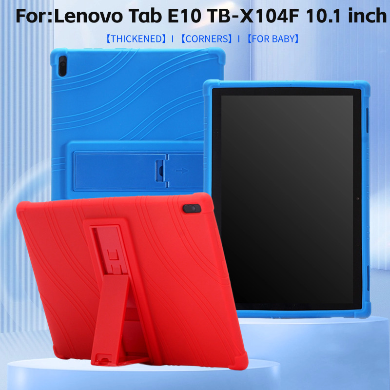 Tablet Cover Accessories - Lenovo Tab e10-standı silikon yumuşak cilt