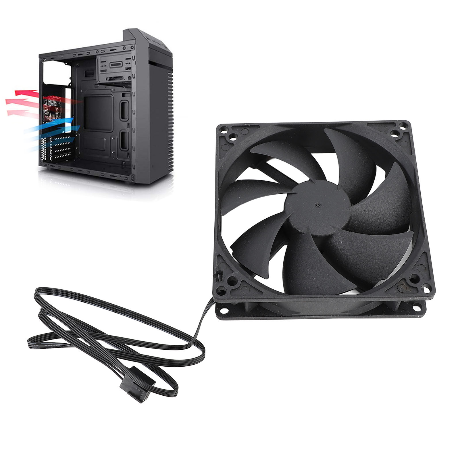 100mm PC PWM Kasa Fanı 100mm Ç - Tablet Computer Accessories incelemesi ve fiyatı