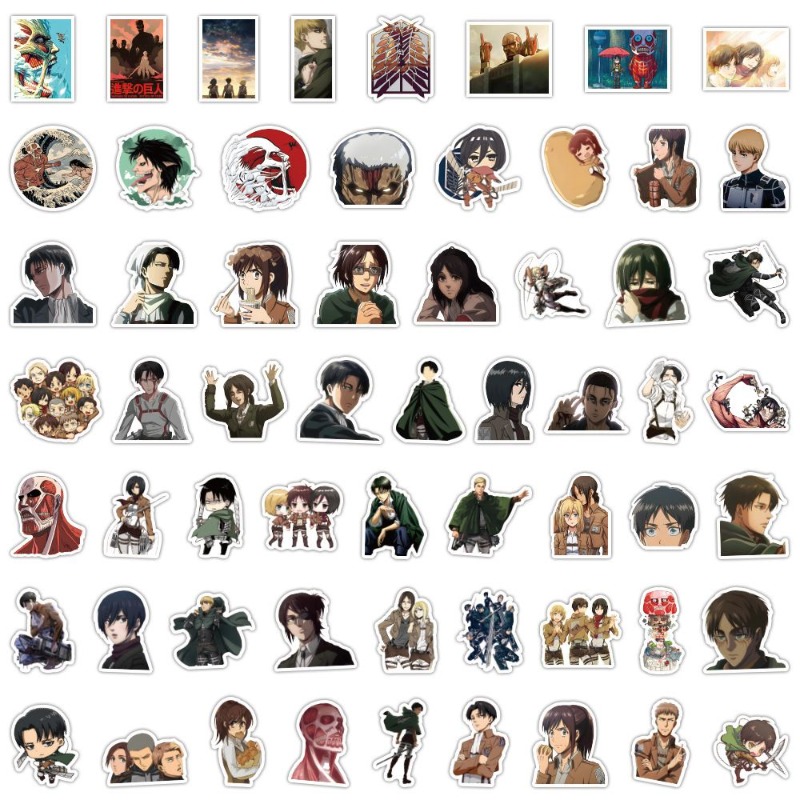 60 adet Titan Anime çıkartmala - Useful Tablet Accessories incelemesi ve fiyatı