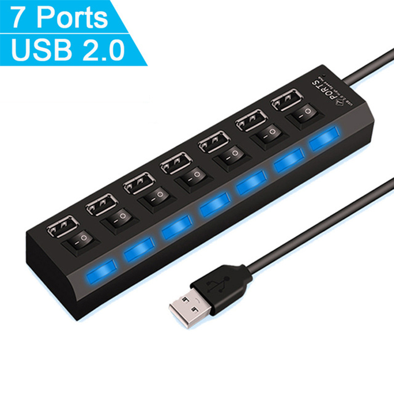 7 Port USB 2.0 Hub Splitter Di - Tablet Computer Accessories incelemesi ve fiyatı