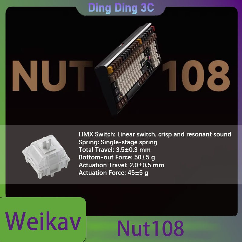 Weikav Nut108 Kablosuz Mekanik - Tablet Accessories Uk incelemesi ve fiyatı